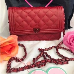 Red Shoulder/ crossbody bag